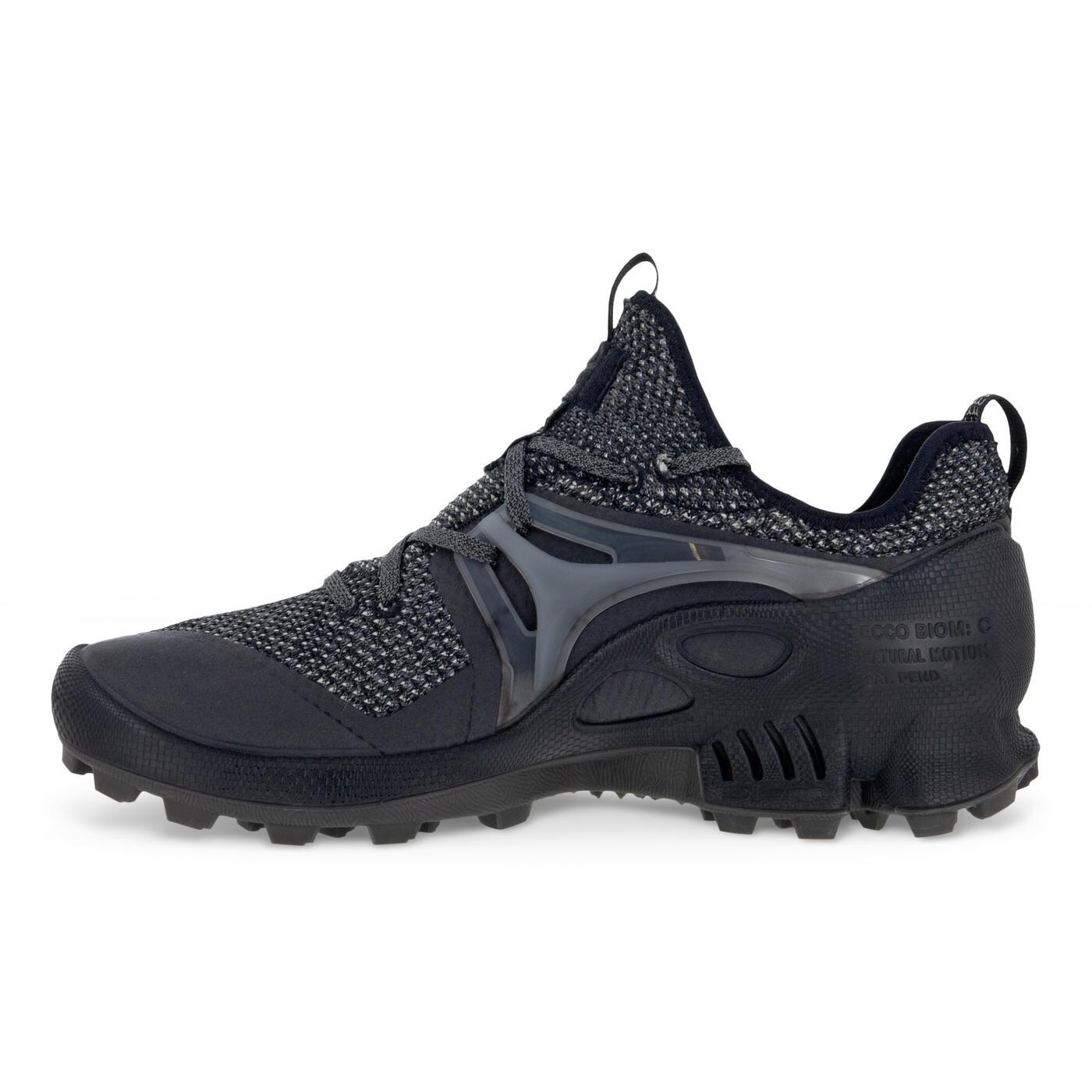 Ecco Biom C-trail Knit Shoe Size in Black for Men | Lyst