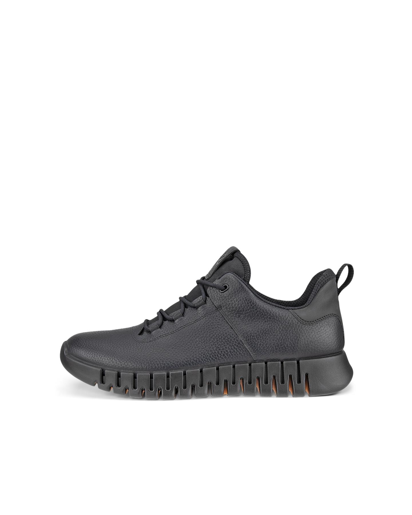 Ecco gruuv gtx sneaker gore tex in black for men lyst