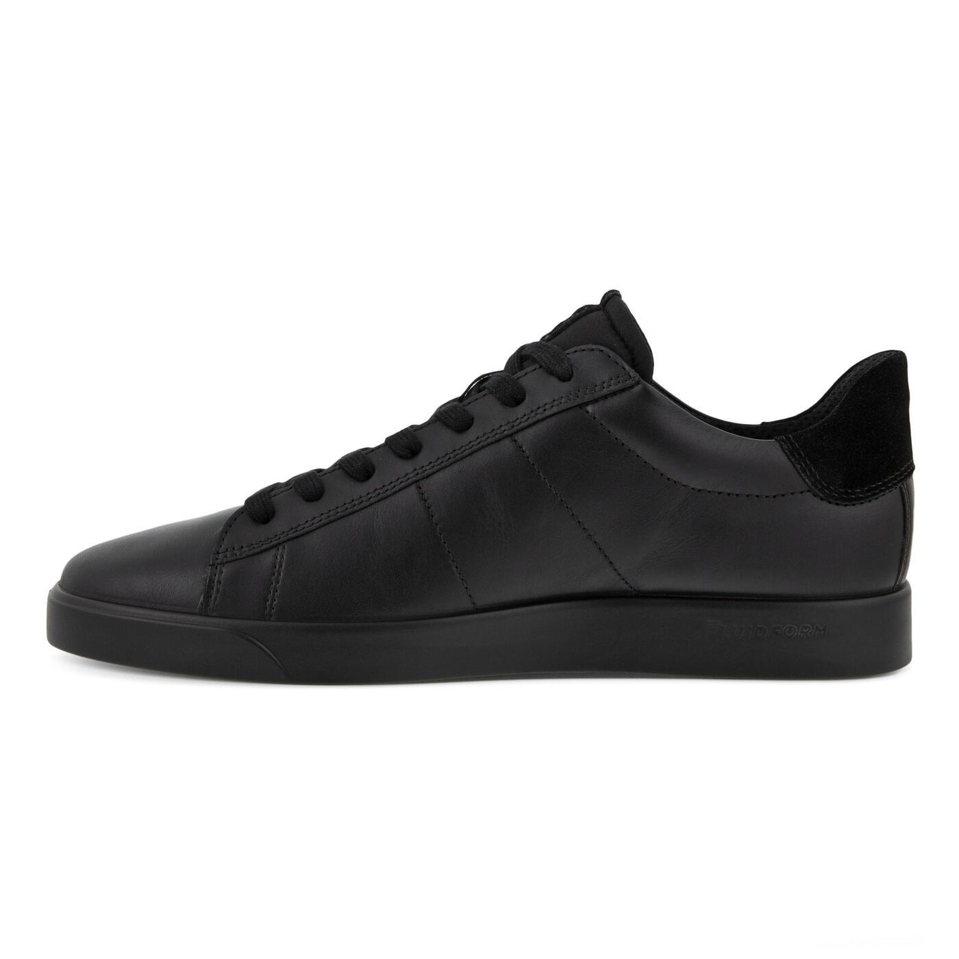 Ecco Suede Street Lite Shoe in Black for Men | Lyst
