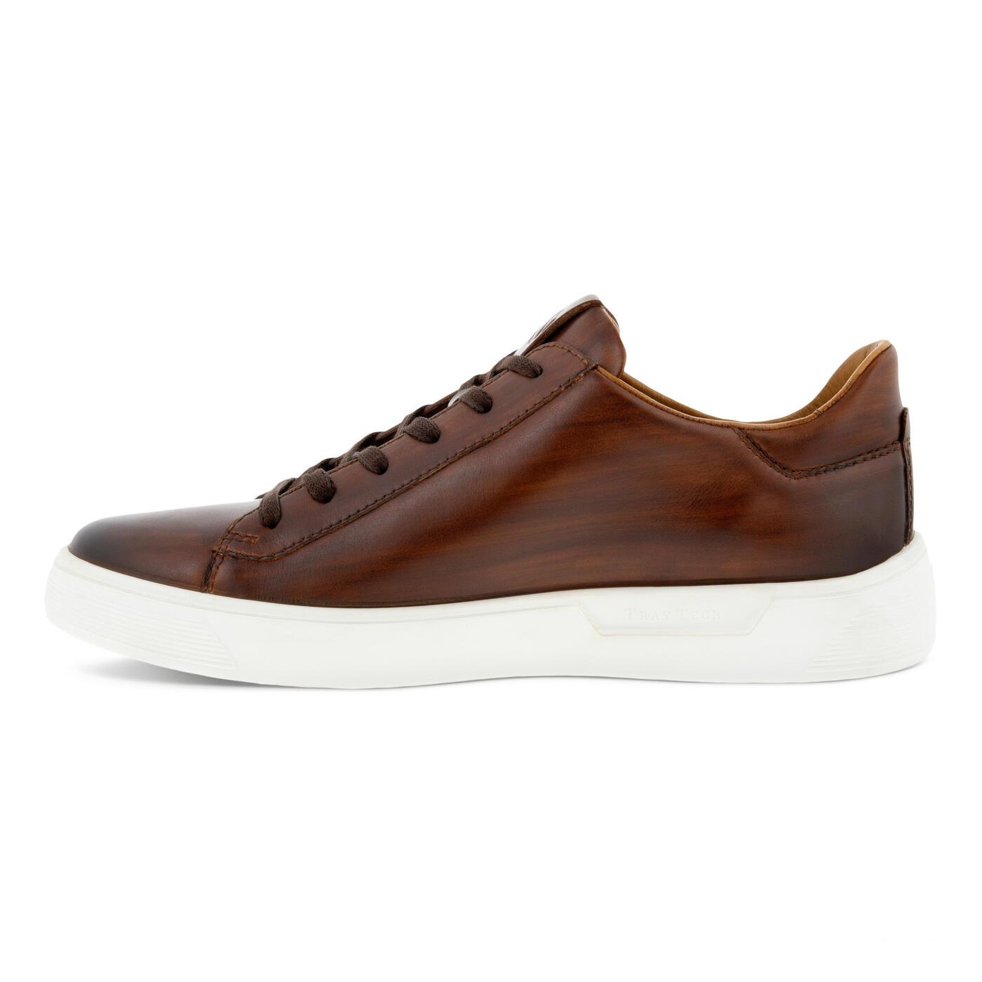 Ecco Street Tray Plus Premium Sneaker Size in Brown for Men | Lyst