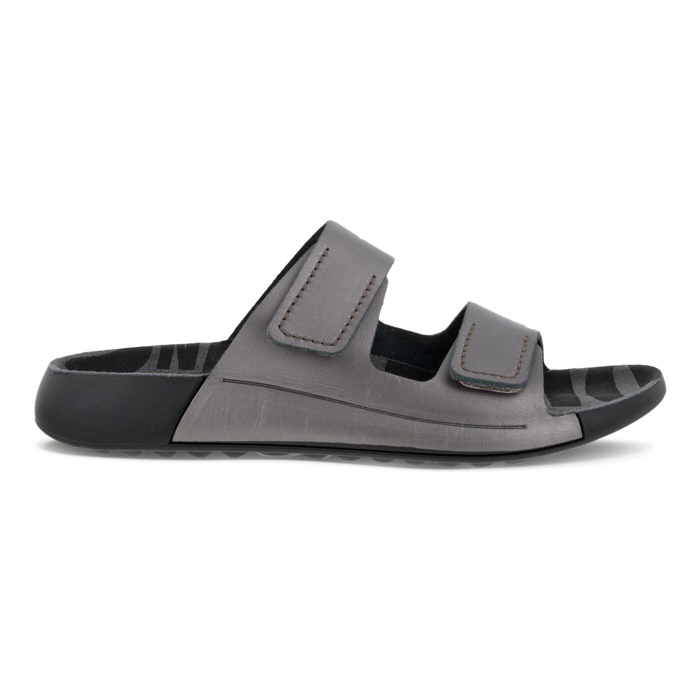 Ecco 2nd Cozmo Women's 2-strap Slide Sandal in Black | Lyst