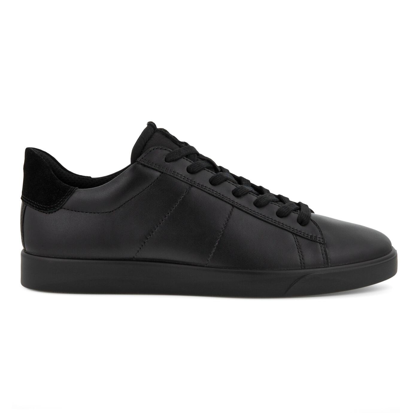 Ecco Suede Street Lite Shoe in Black for Men | Lyst