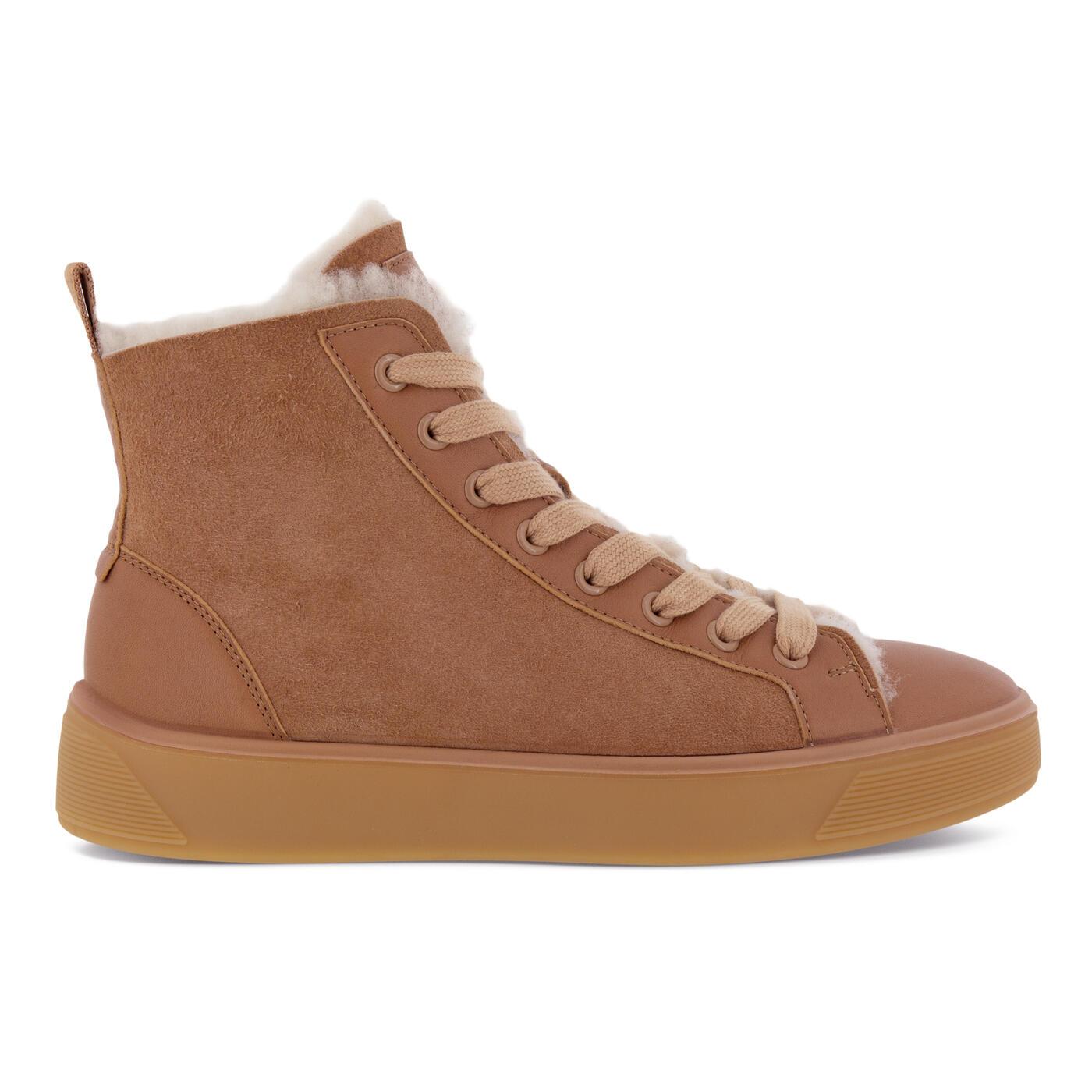 brown fleece boot sneaker