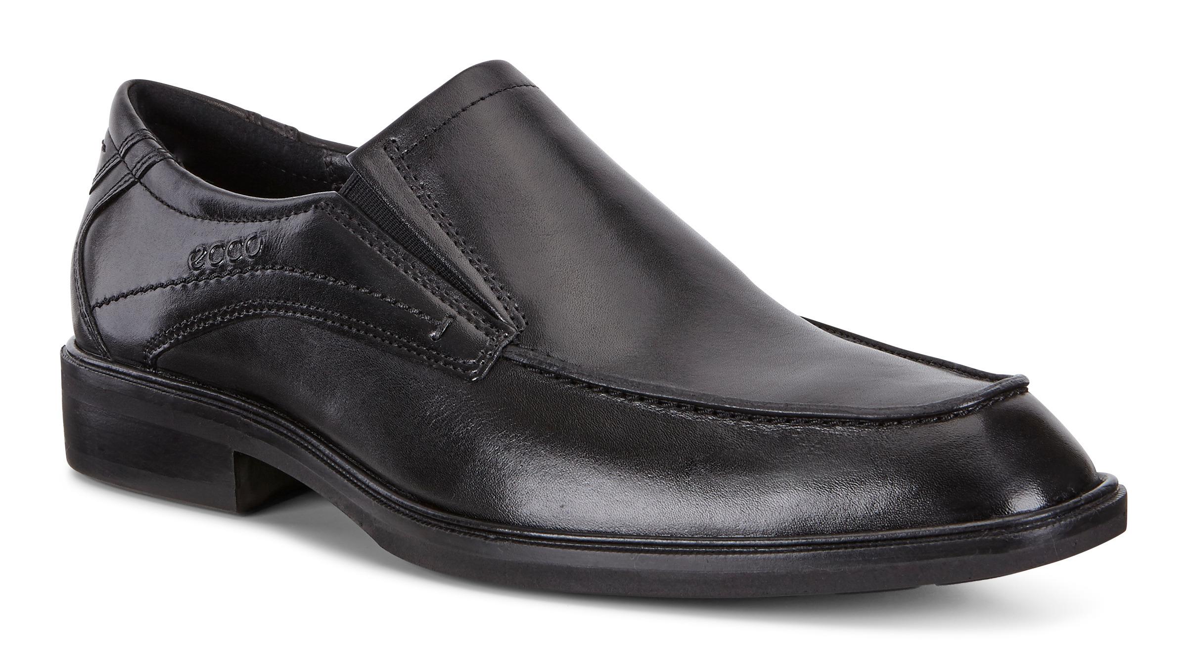Vilebrequin Leather Ecco Windsor Slip On in Black for Men - Save 13% - Lyst
