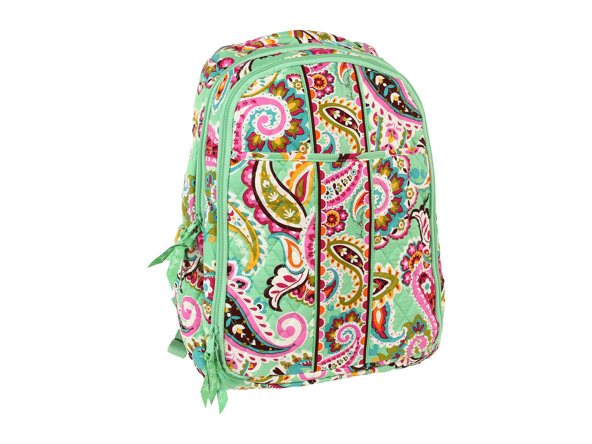 green vera bradley backpack