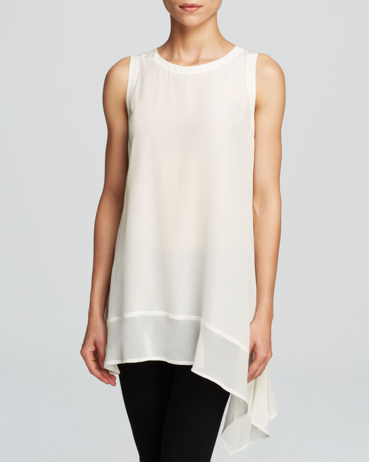eileen fisher asymmetrical top
