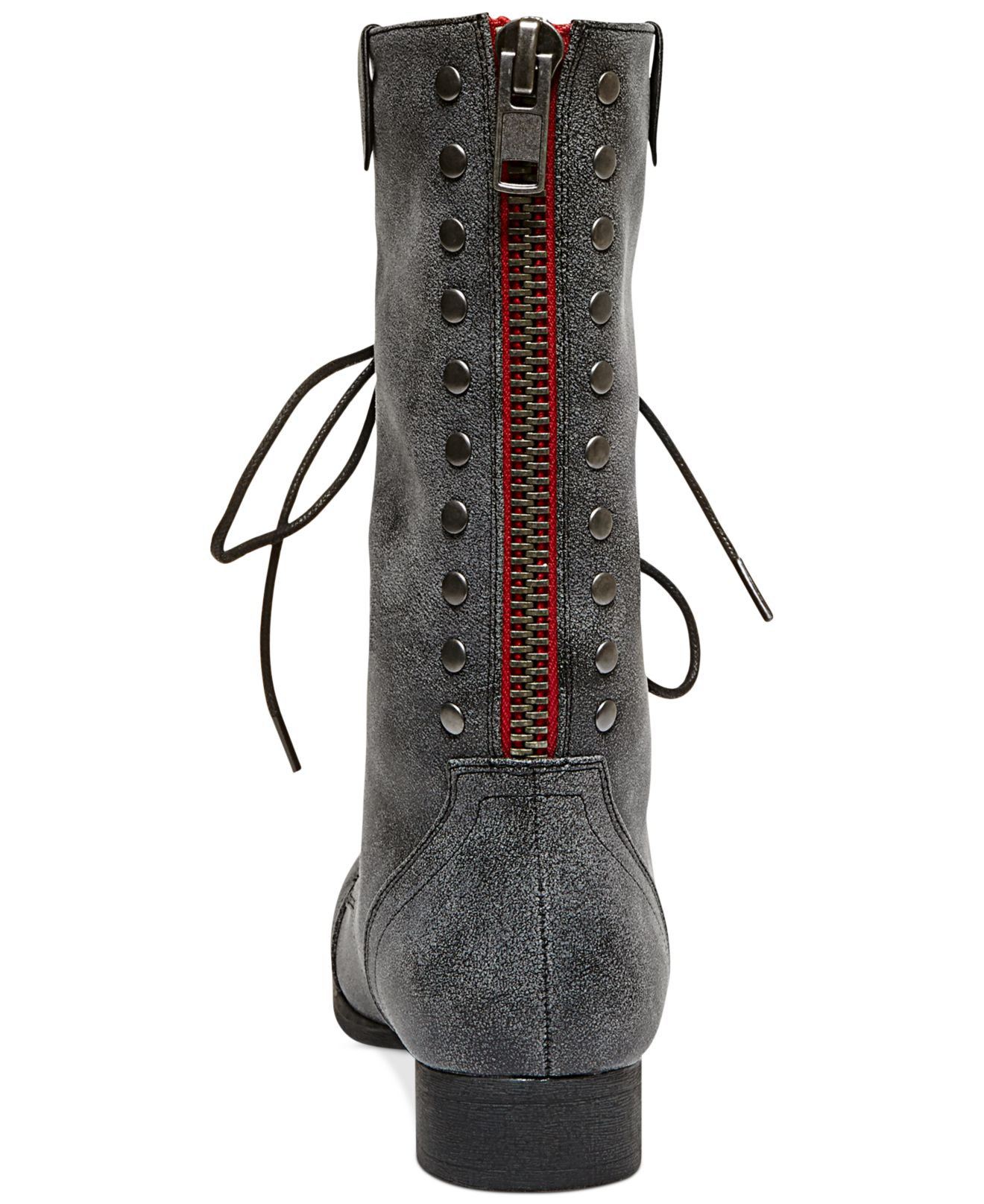 madden girl lace up combat boots