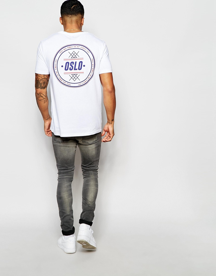 asos white t shirt mens