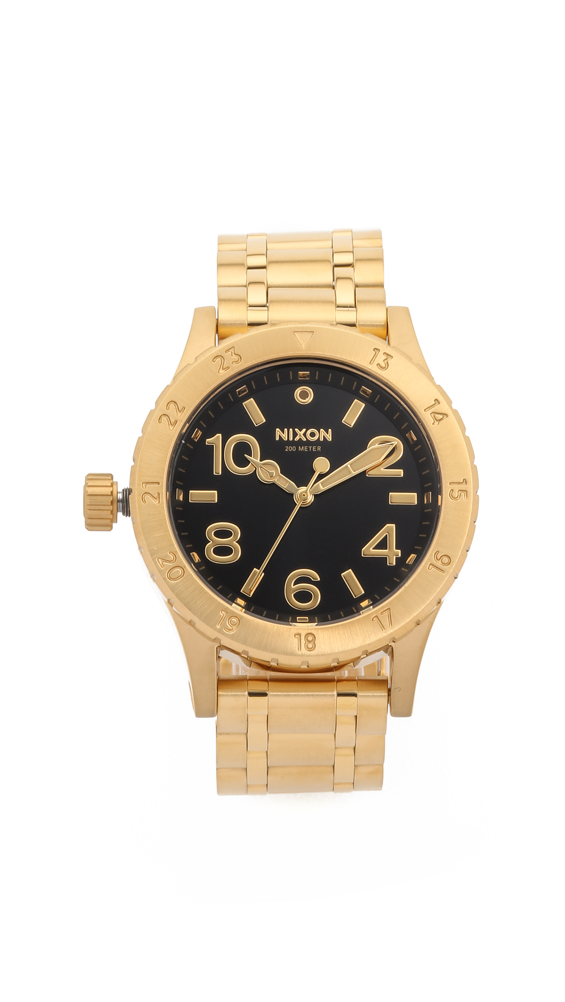 Nixon 38-20 Watch - All Gold/black Sunray | Lyst
