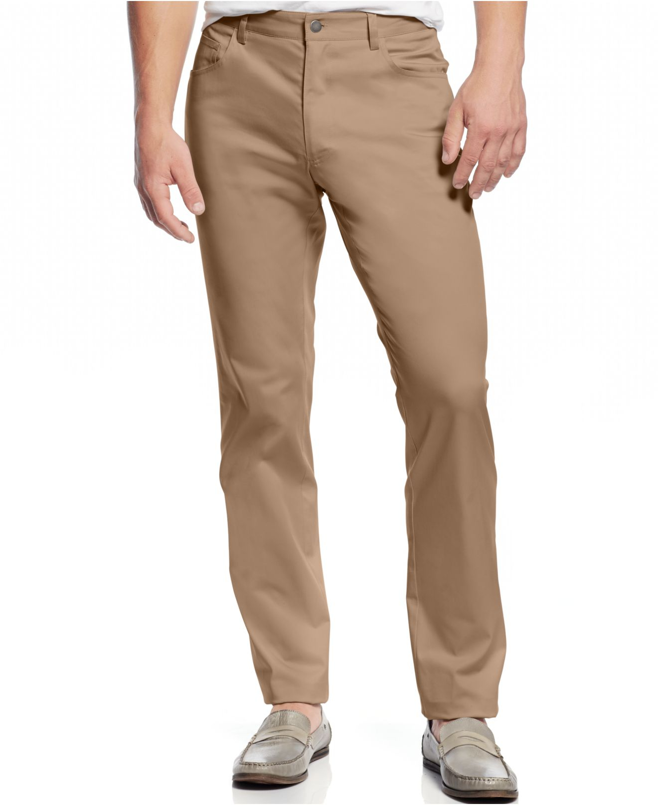 Inc international concepts 5-pocket Slim-fit Pants in Brown for Men ...