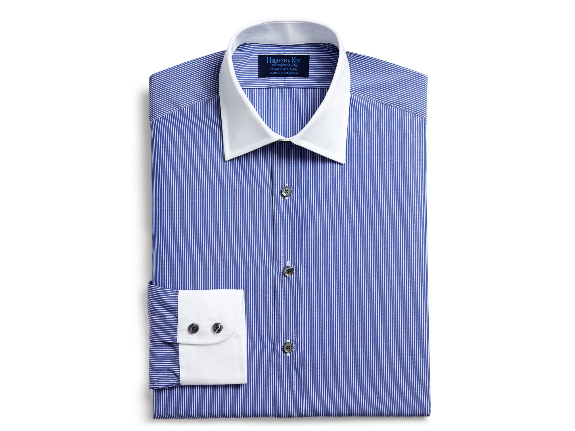 Blue pinstripe dress shirt Blue pinstripe dress shirt