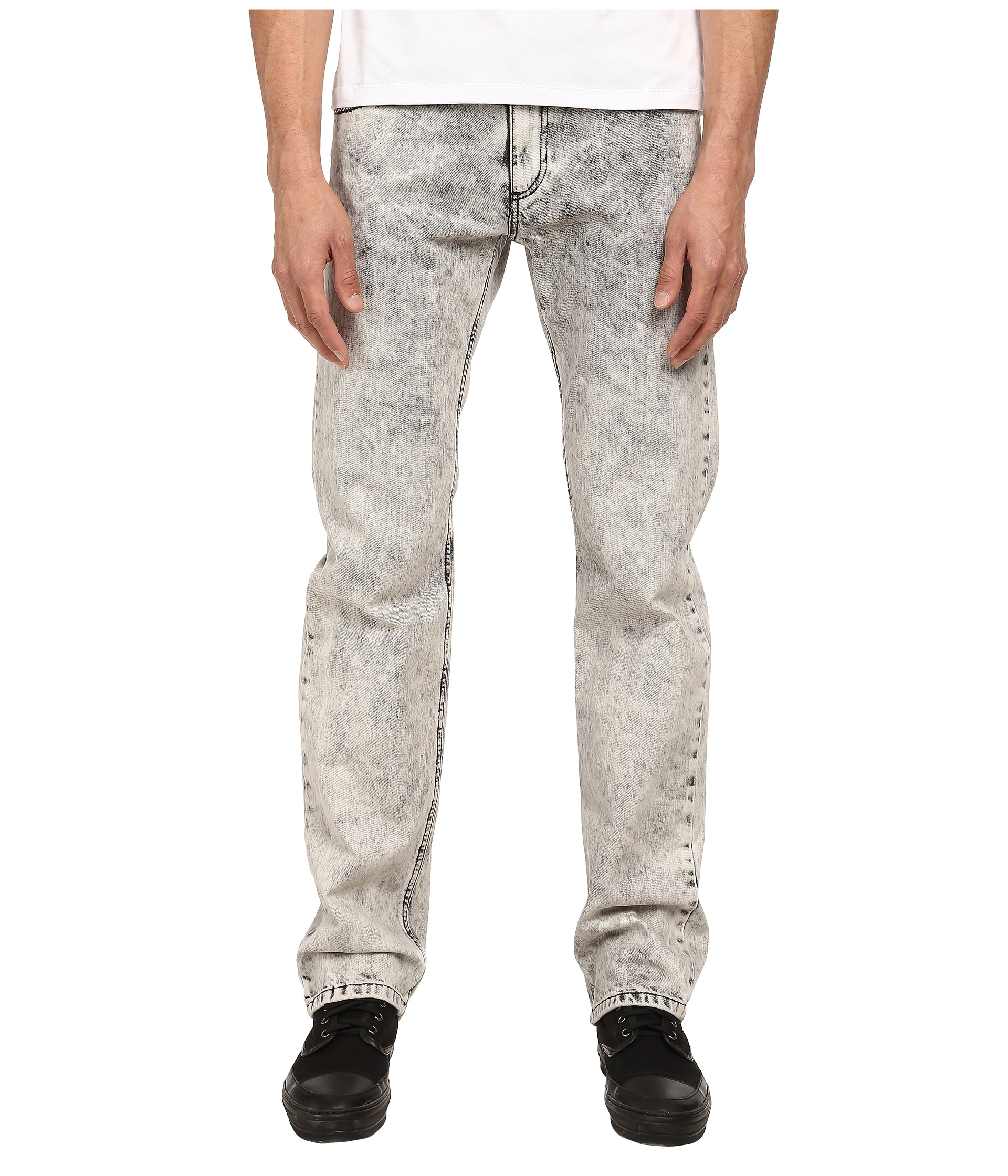 acid wash black jeans mens