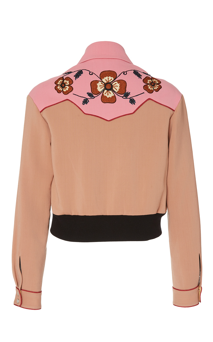 COACH Western Blouson in Pink (Natural 