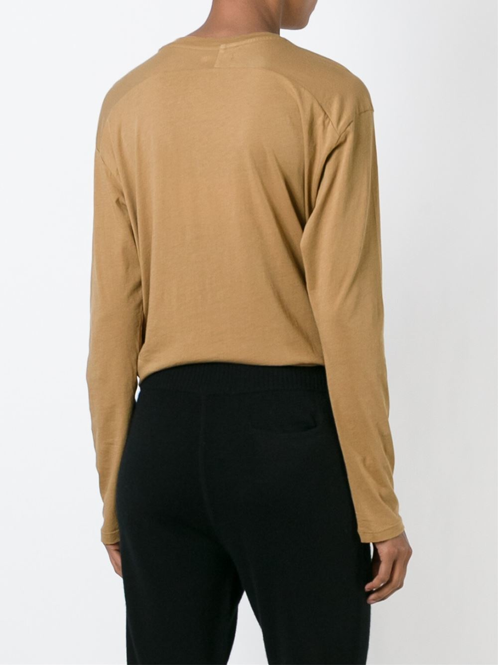 brown long sleeve t shirt dress