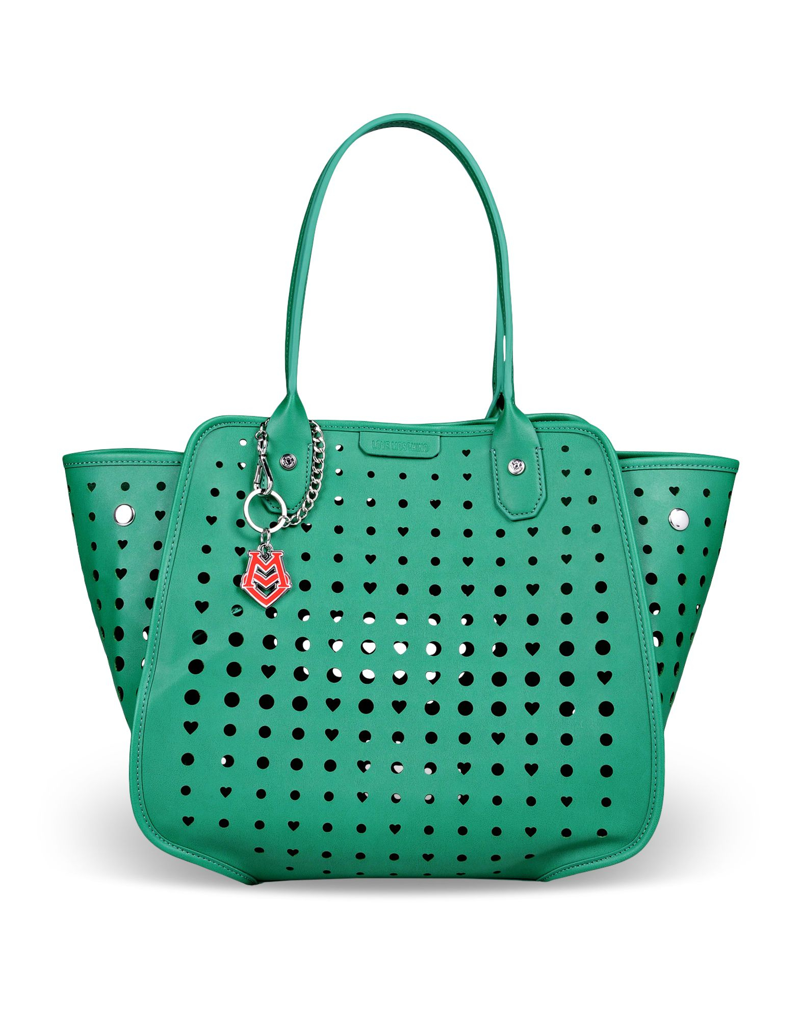 Love Moschino Medium Fabric Bag in Green Lyst