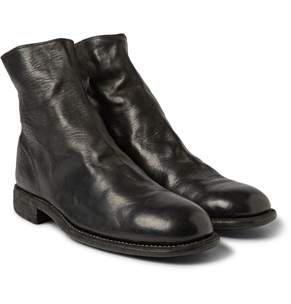 Guidi Leather Chelsea Boots in Black for Men - Lyst