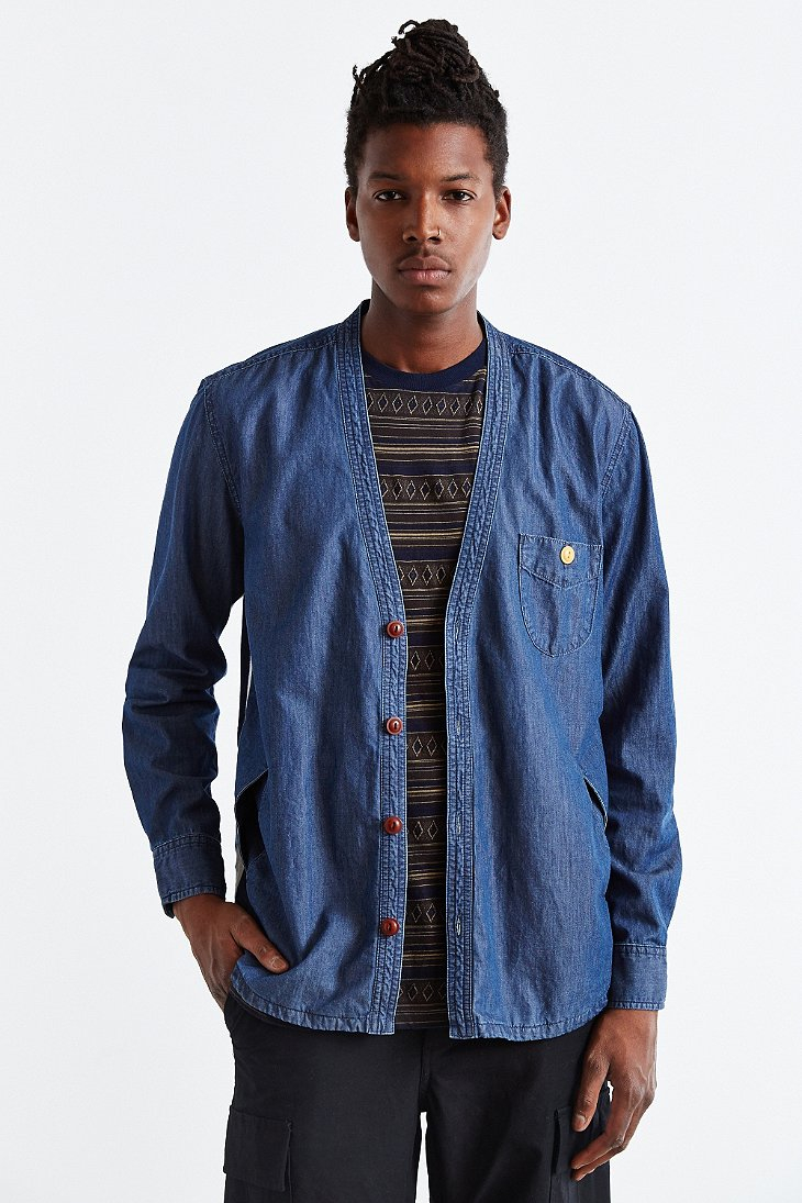 denim cardigan