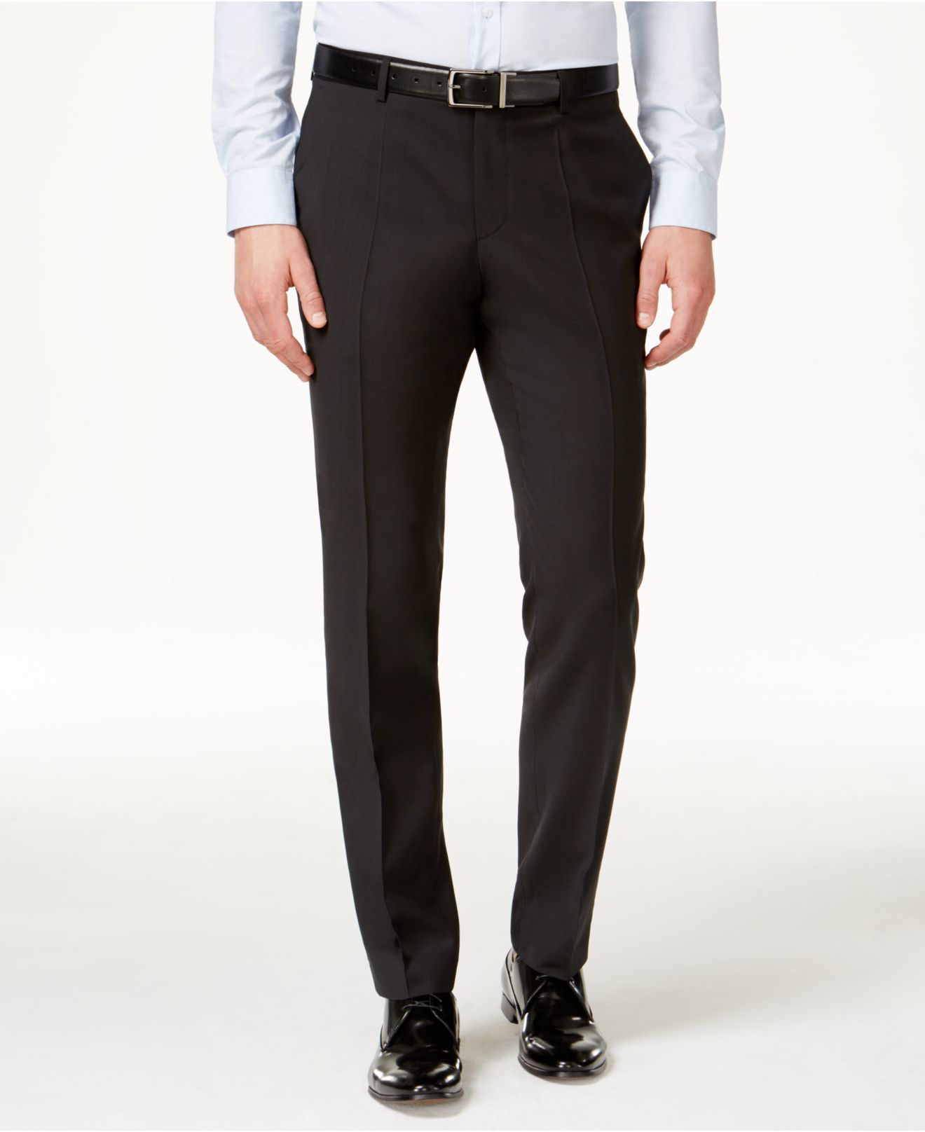 Boss Hugo By Men's Black Slim-fit Trousers in Black for Men - Save 17% ...