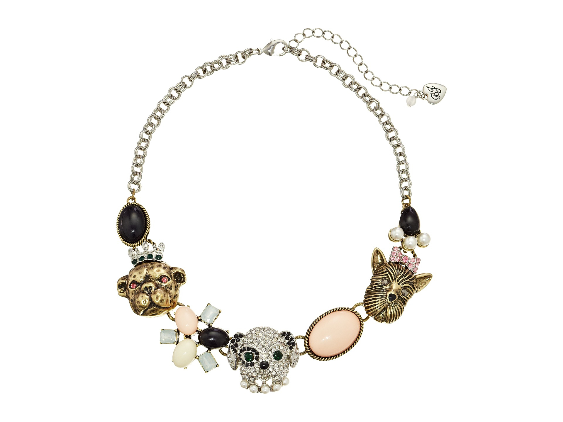 Betsey Johnson Pet Shop Vintage Dog Frontal Necklace Lyst