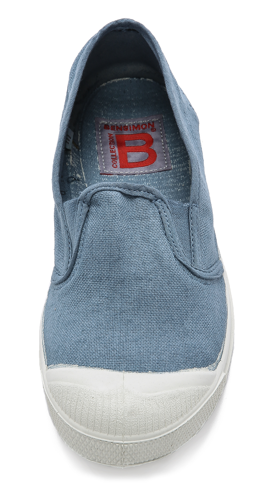 Bensimon Canvas Tennis Tommy Slip On Sneakers - Navy in Blue Grey (Blue) -  Lyst