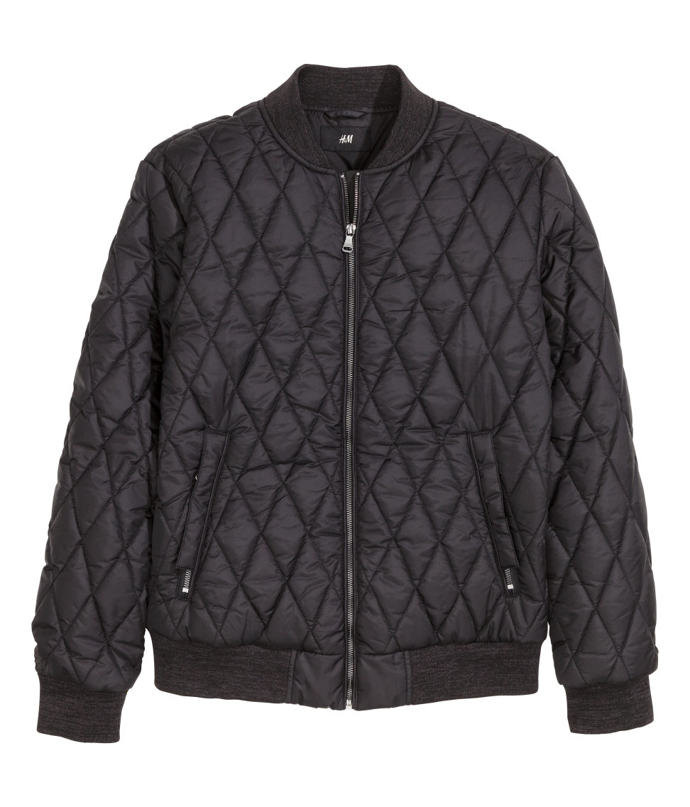 h&m varsity bomber jacket