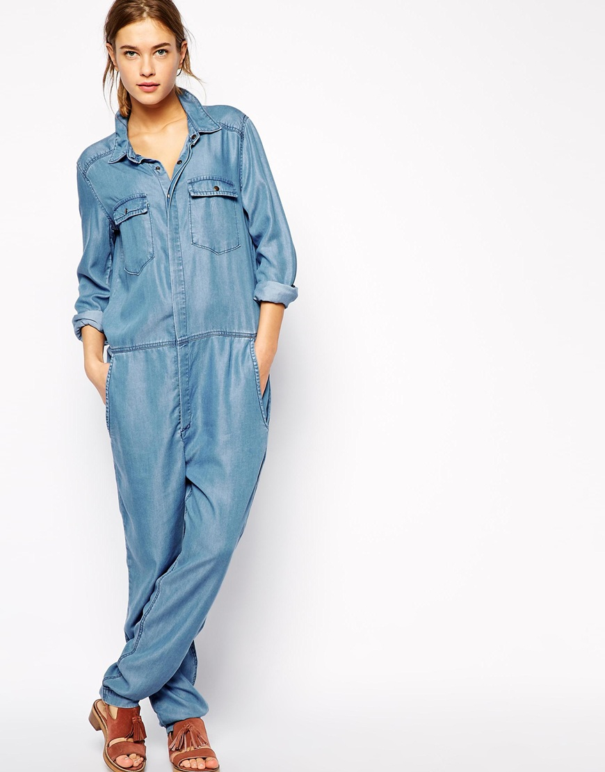 chambray boiler suit