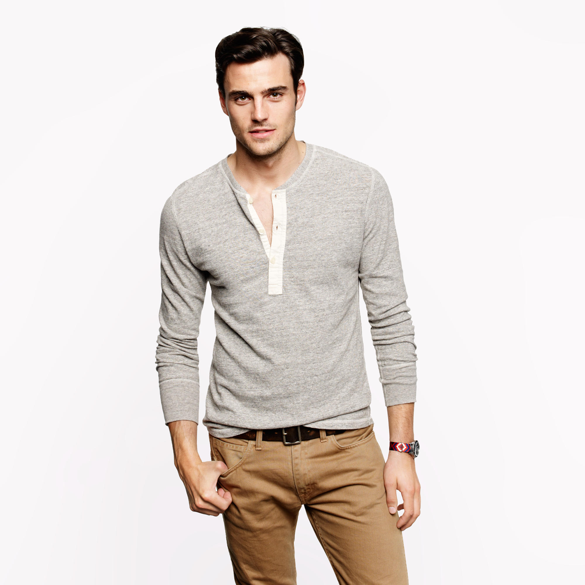 Henley shirt 2025 j crew