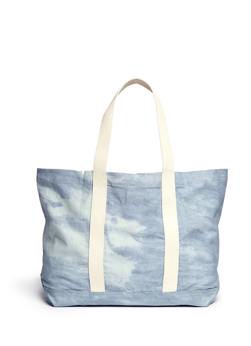 Rag & Bone Tie Dye Denim Tote Bag in Blue Lyst