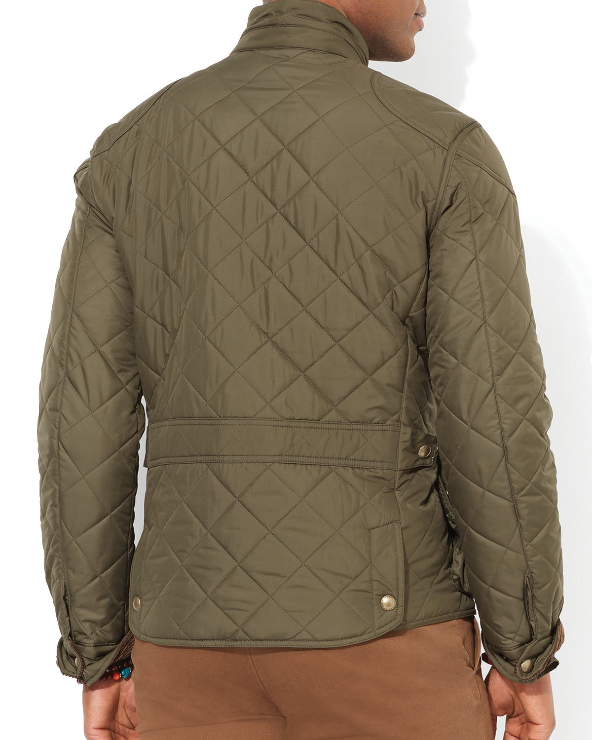 Ralph lauren Polo Cadwell Quilted Bomber Jacket in Green for Men | Lyst