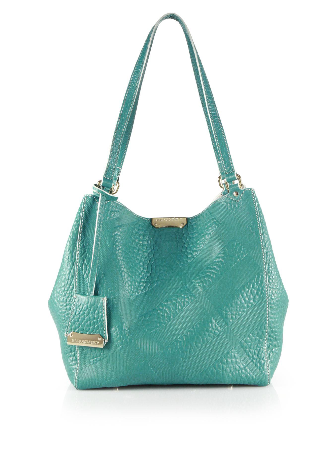 burberry pebbled leather tote