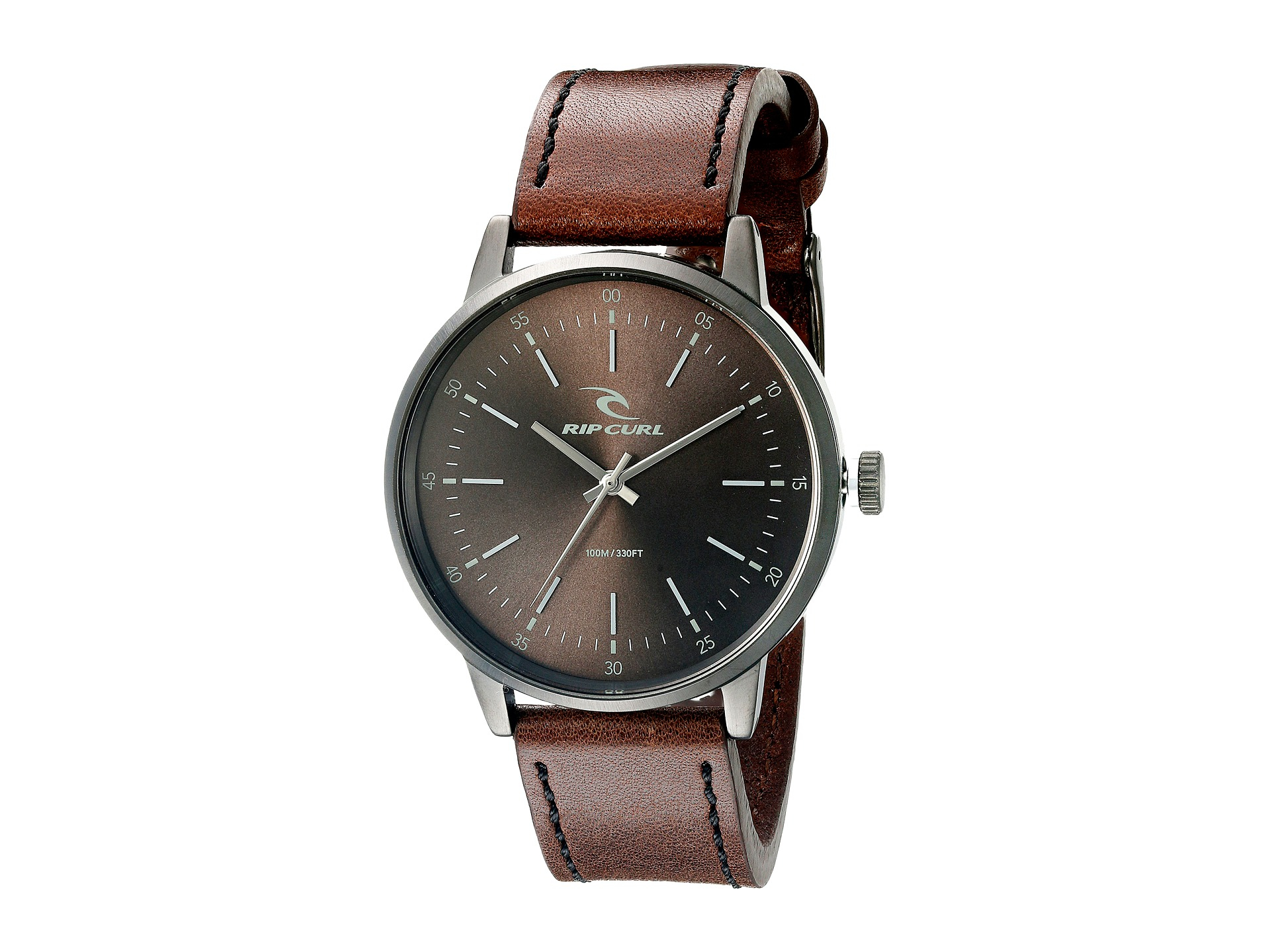 rip curl drake leather watch