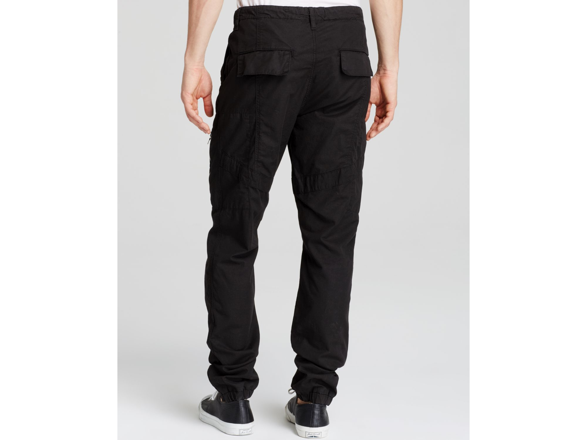 J Brand Frye Cotton Flight Pants in Black for Men - Lyst