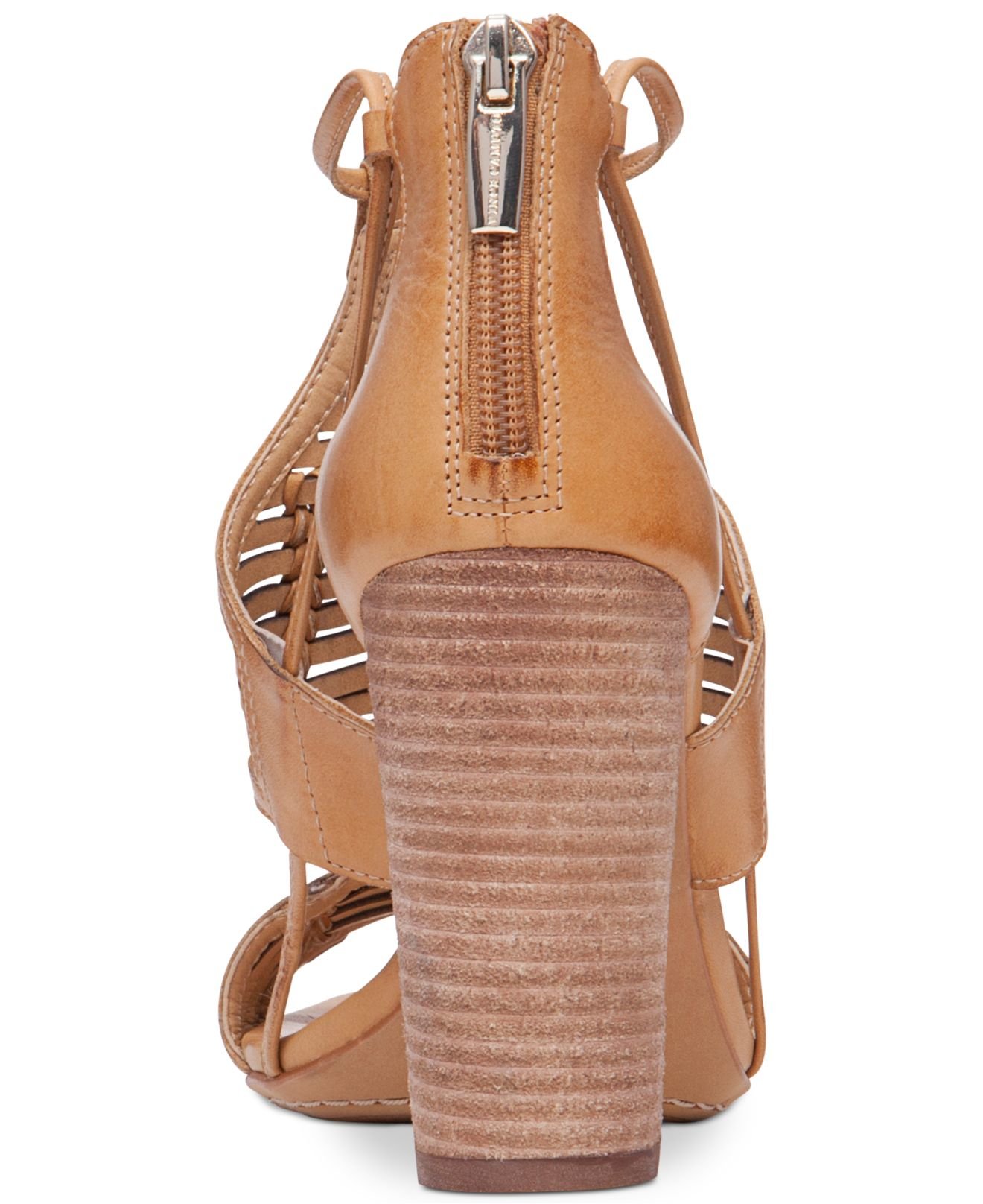 vince block heel sandals