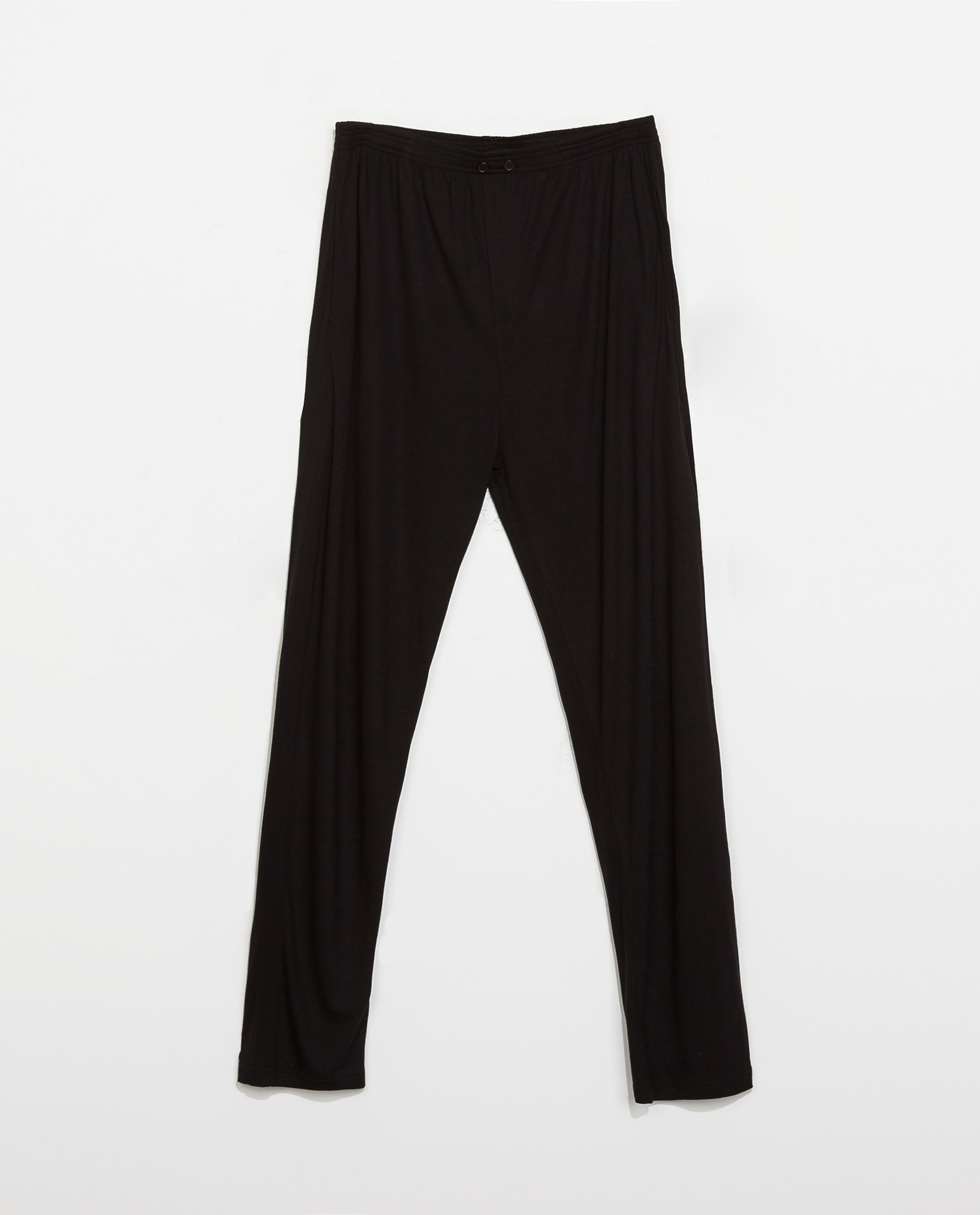 Zara Pajama Bottoms in Black for Men | Lyst