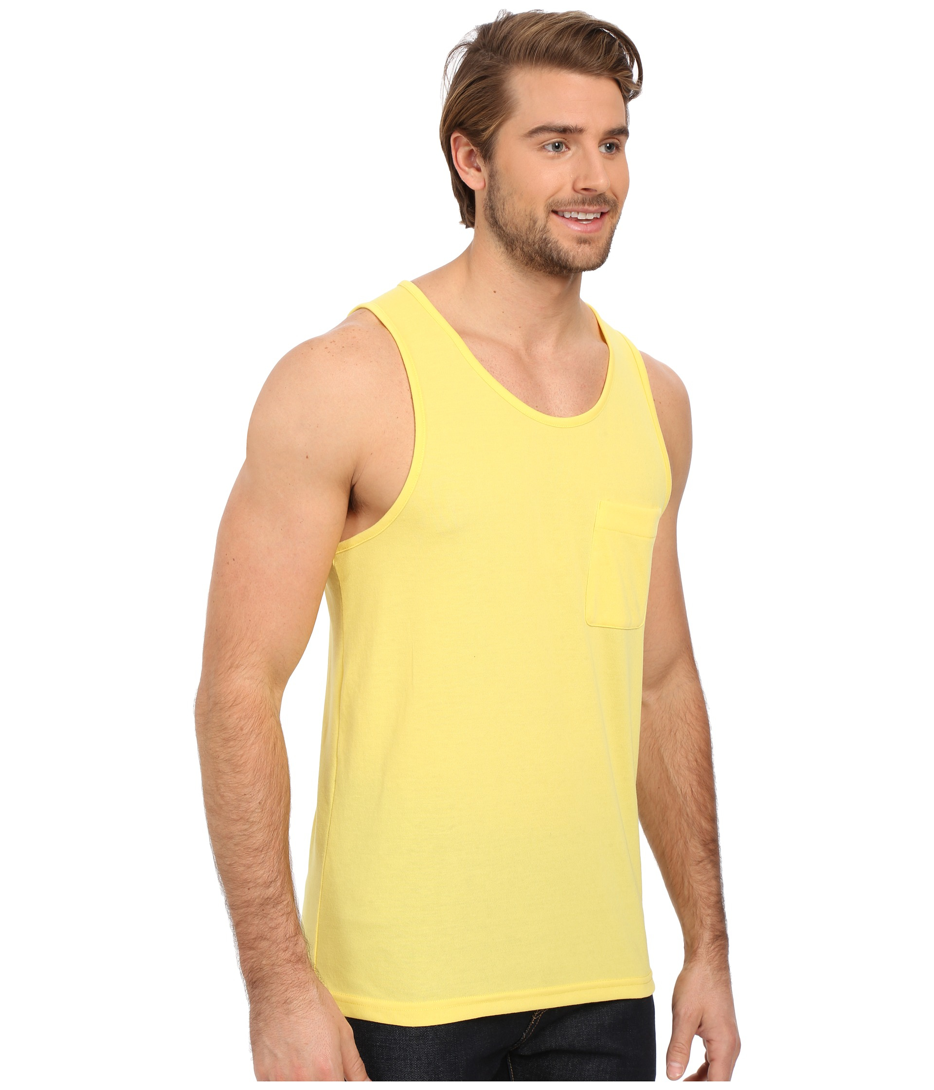 The North Face Crag Tank Top in Yellow for Men | Lyst