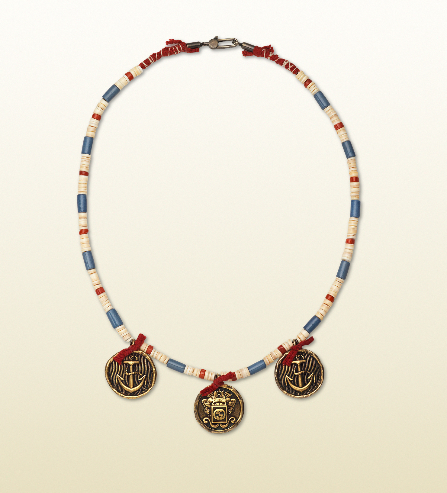 Gucci Multi-colored Beaded Necklace 