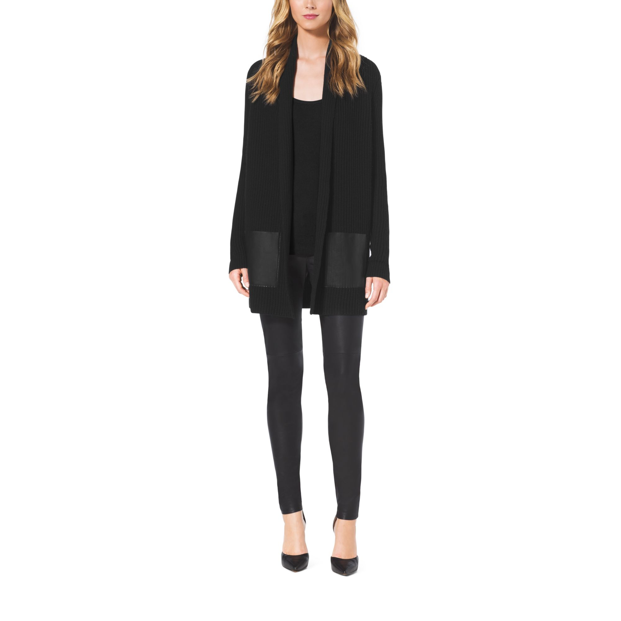 michael kors black cardigan