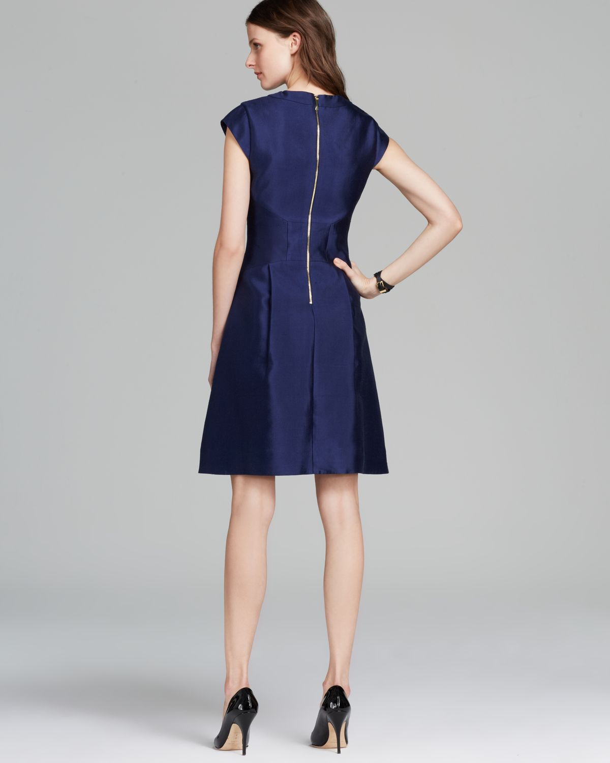 kate spade vail dress in french navy blue lyst ted baker size chart us