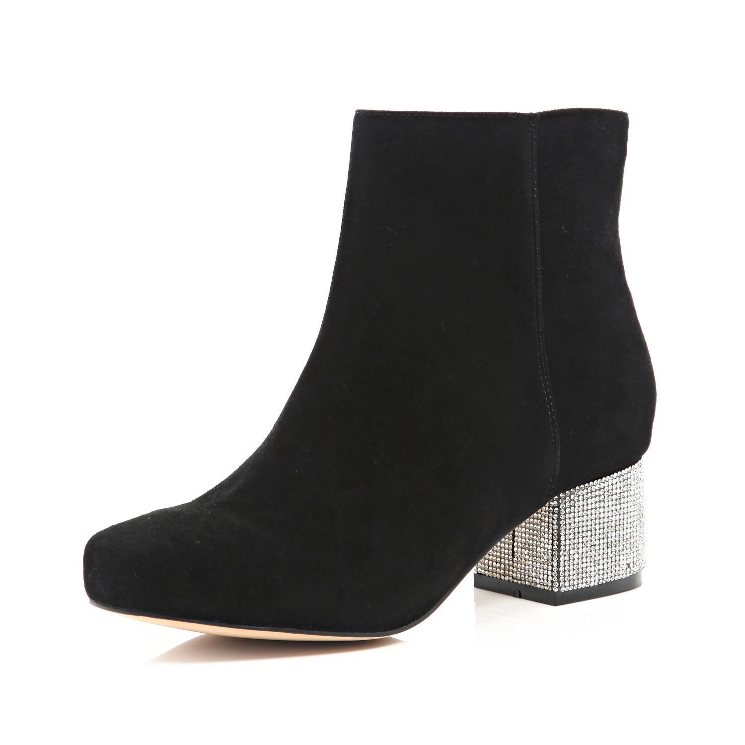 ankle boots with diamantes