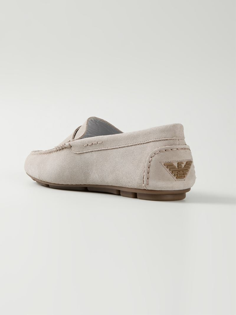 armani driving shoes