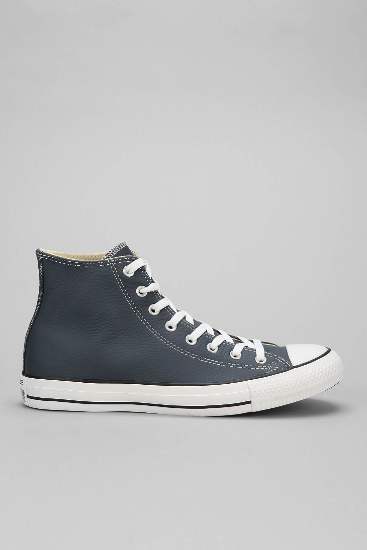 Lyst Converse Chuck Taylor All Star Leather HighTop Men'S Sneaker in