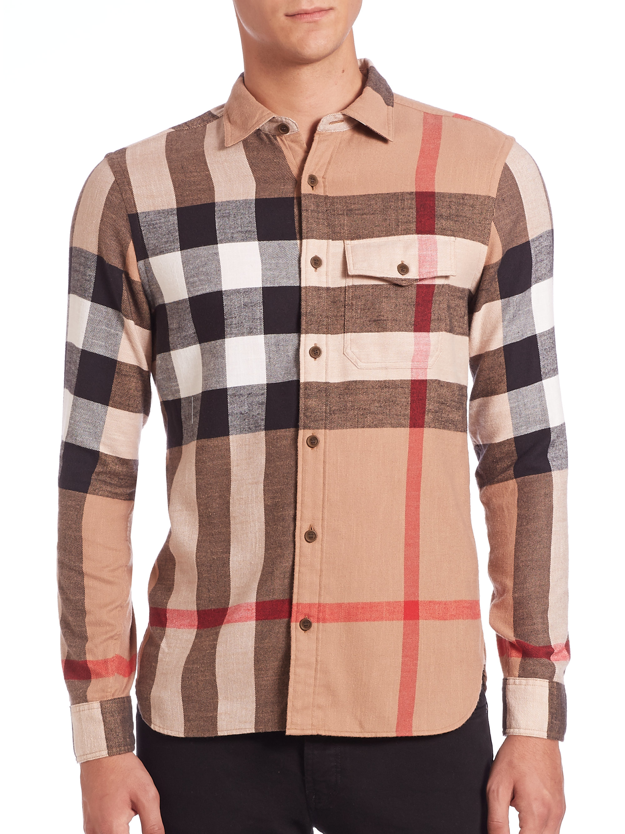Burberry Brit Cotton Check Shirt in 