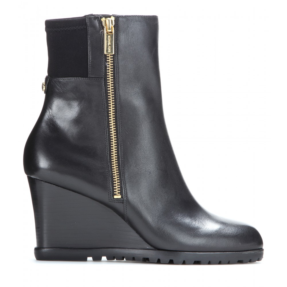 michael kors aileen leather boot