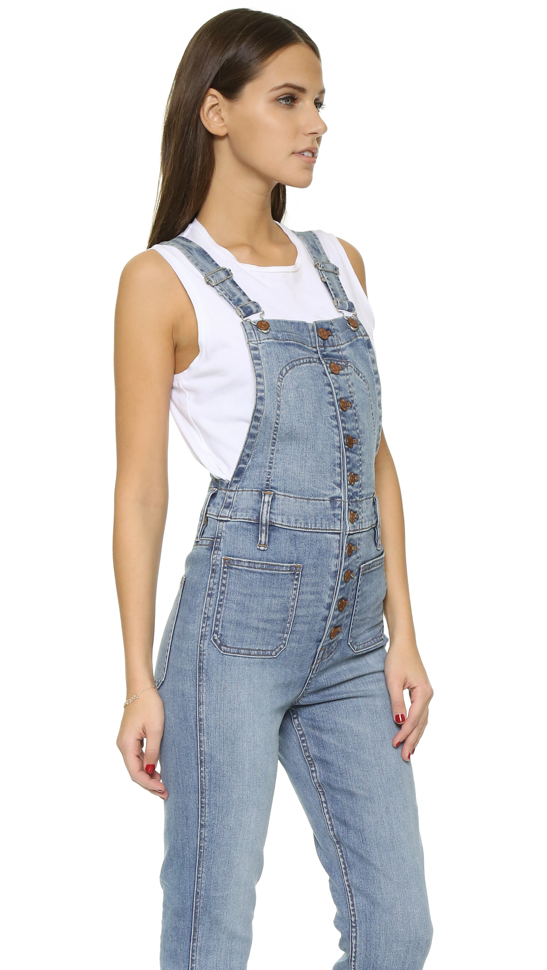 Button Front Denim Overalls Hotsell, 53 