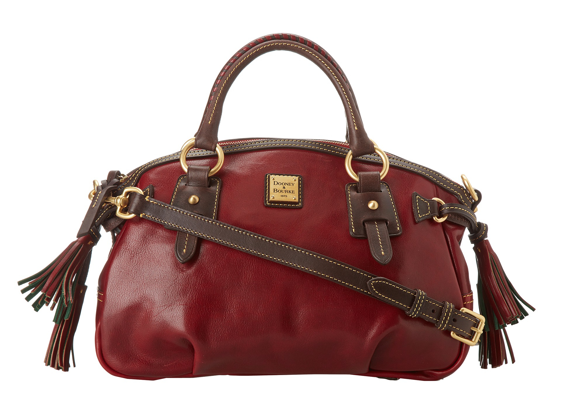 Lyst Dooney & Bourke Toledo Leather Medium Mail Satchel in Red