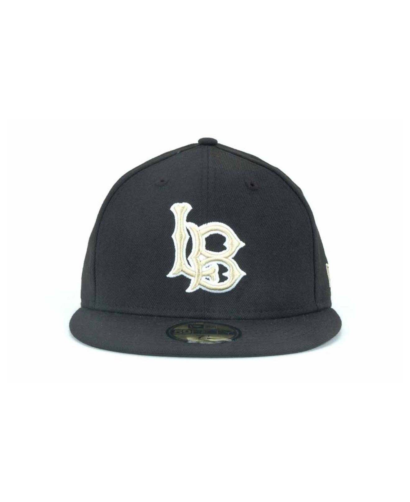 KTZ Long Beach State 49Ers 59Fifty Cap in Black for Men