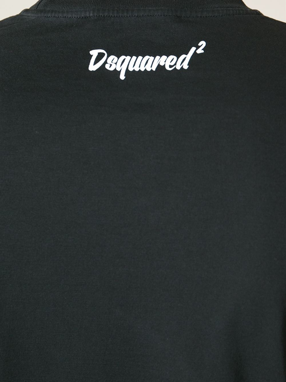 DSquared² Motherfucker Tshirt in Black for Men | Lyst UK