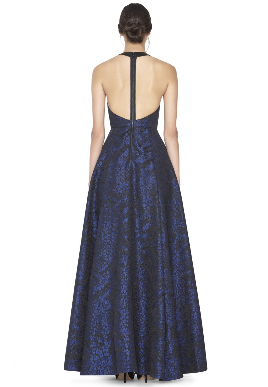 Alice + olivia Teifer Gown in Blue | Lyst