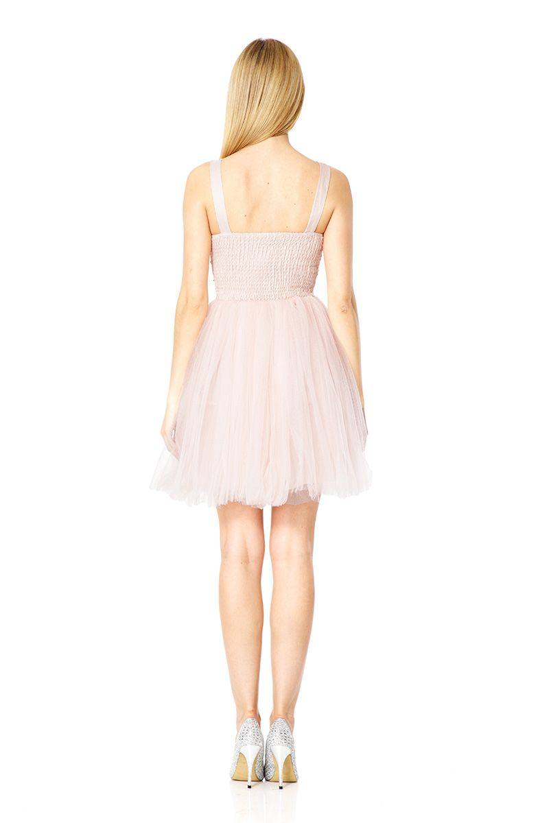  Quiz  Mesh Prom  Dress  in Pink  Lyst