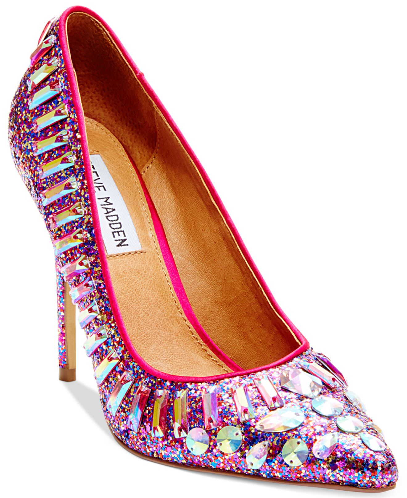 steve madden pumps glitter